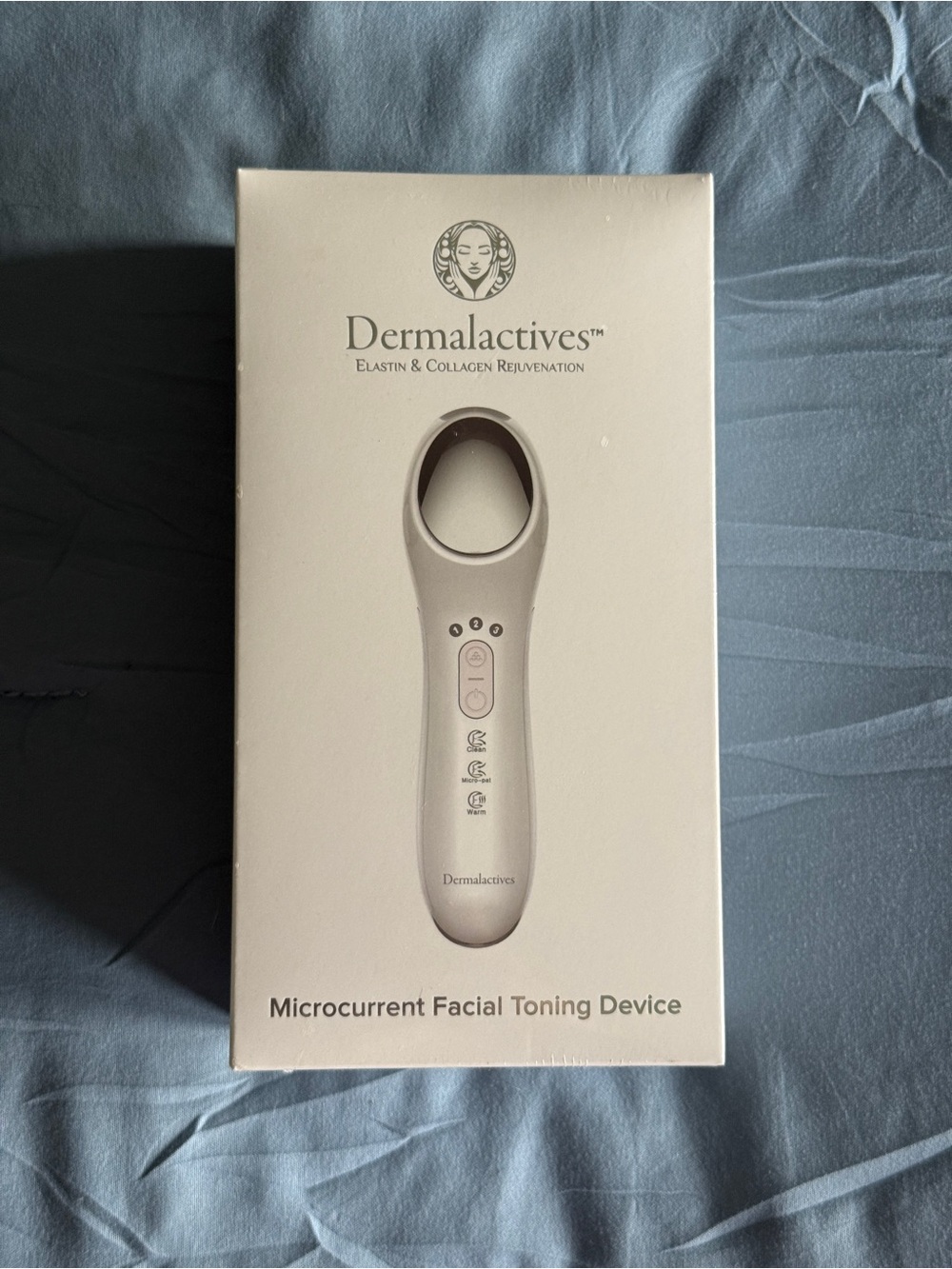 Dermalactives Microcurrent Facial Toning Device - White